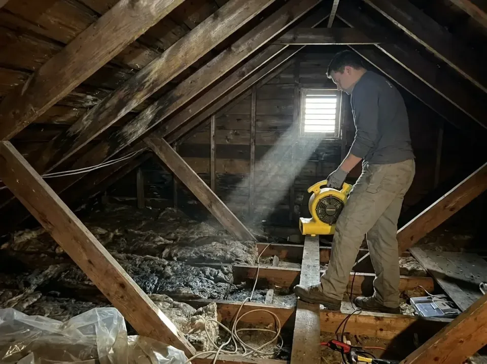 attic-water-damage-drying-proc-007 — frequently asked questions, Emergency Water Extraction & 24/7 Flood Response in Westbro…